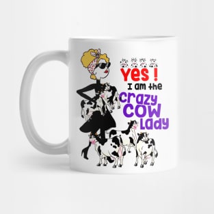 Crazy Cow Lady Mug